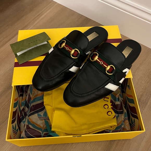 Gucci Shoes - Gucci x Adidas Horsebit Accent Mules Size 41 (US 11)